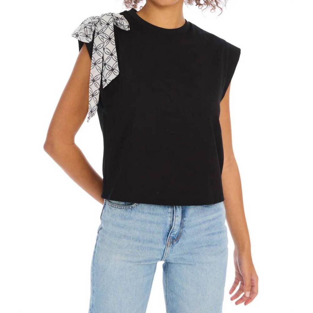 NEW ALLISON NEW YORK arlo muscle tee in black
